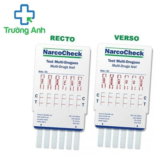 Que thử ma túy tổng hợp 12 chân nước tiểu của Narcocheck USA