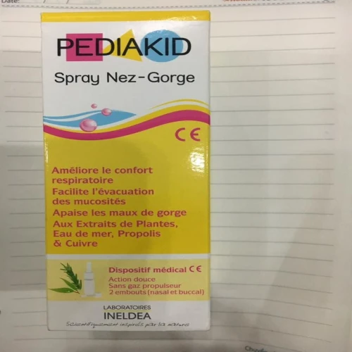 Xịt mũi họng Pediakid Pháp 20ml