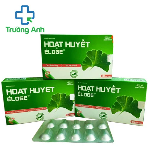 Hoạt huyết Éloge - Giúp bổ não, tăng cường trí nhớ, giảm hoa mắt