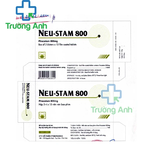 NEU-STAM 800 - Thuốc điều trị các tổn thương não của Pymepharco