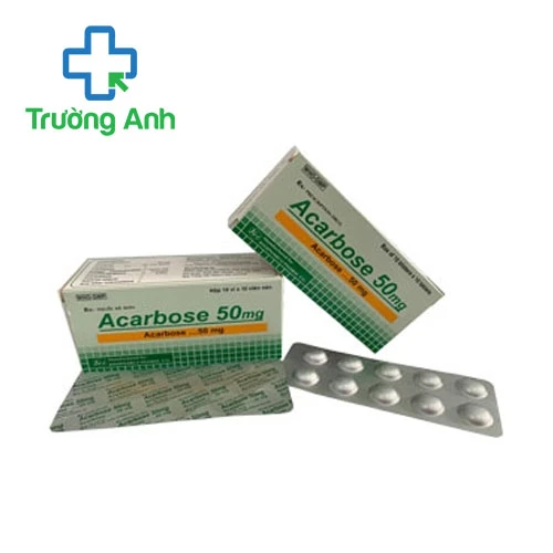 Acarbose 50mg Khapharco - Thuốc điều trị đái tháo đường tup 2