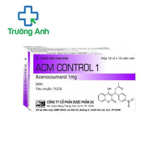 ACM Control 1 - Thuốc điều trị các bệnh về tim của F.T.PHARMA