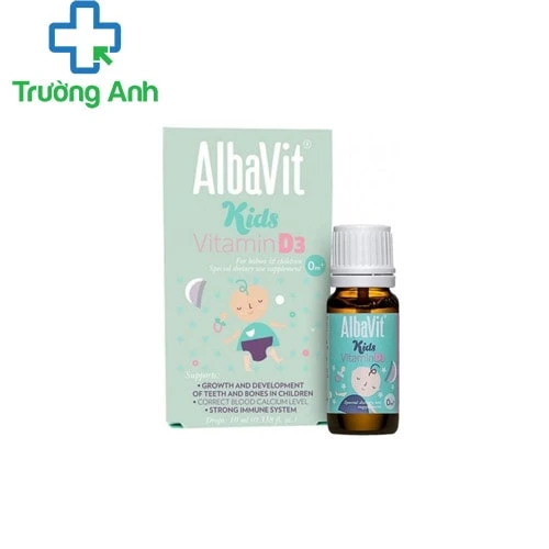 Albavit kids vitamin D3 - Thuốc bổ sung vitamin D3 hiệu quả