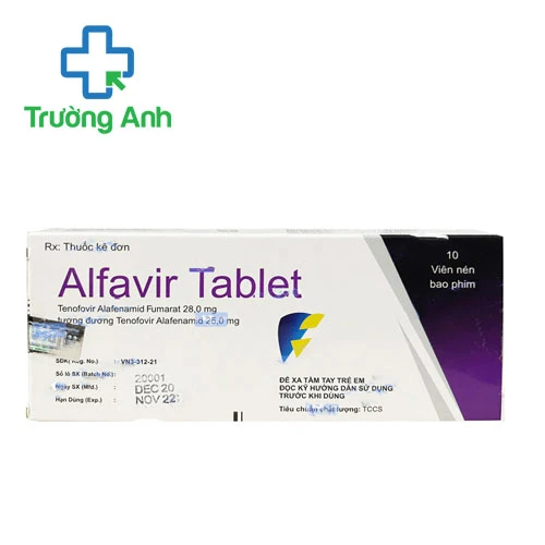 Alfavir Tablet 25mg Incepta - Thuốc điều trị viêm gan B hiệu quả