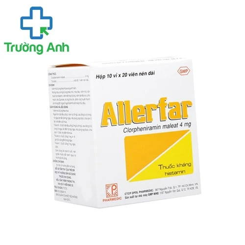 ALLERFAR - Thuốc chống dị ứng hiệu quả của Pharmedic