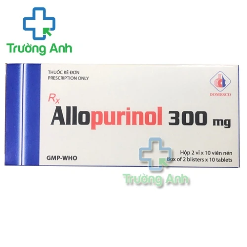 Allopurinol 300mg Domesco - Thuốc điều trị bệnh gút hiệu quả