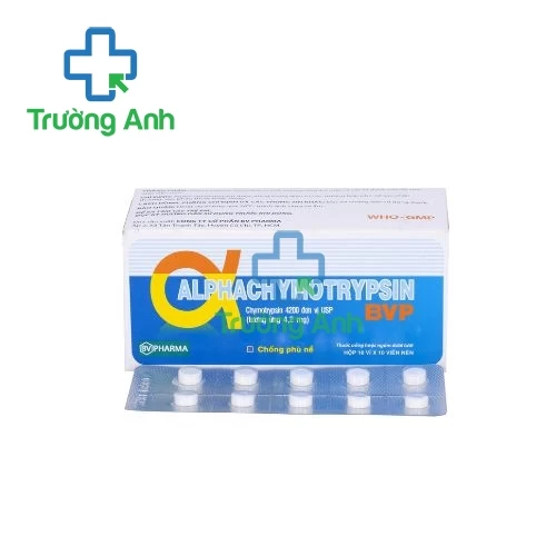 Alphachymotrypsin BVP 4200 - Thuốc chống phù nề và kháng viêm hiệu quả