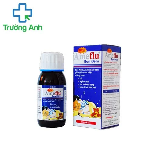 Ameflu Night Syr.60ml - Thuốc điều trị hắt hơi, sổ mũi hiệu quả