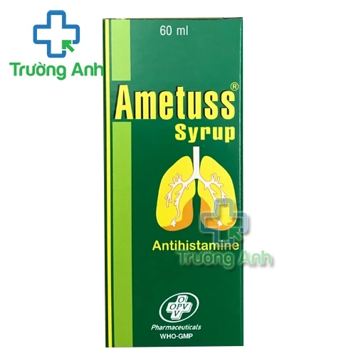 Ametuss sirô - Thuốc điều trị ho hiệu quả của OPV