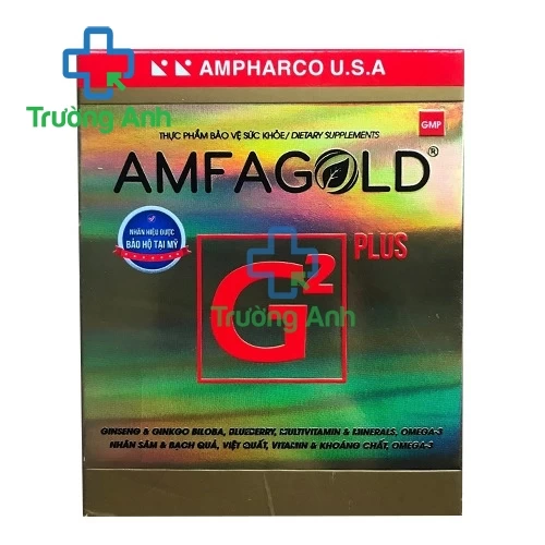 Amfagold G2 Plus Ampharco USA - Hỗ trợ tăng cường tuần hoàn não