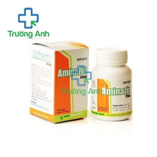 Aminazin 25mg Vinphaco - Thuốc điều trị tâm thần phân liệt hiệu quả