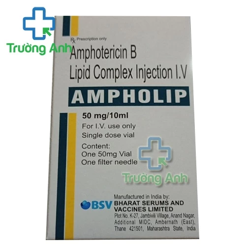 Ampholip 50mg/10ml - Thuốc điều trị nhiễm nấm hiệu quả của Ấn Độ