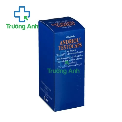 Andriol Testocaps 40mg - thuốc bổ sung testosterone ở nam giới