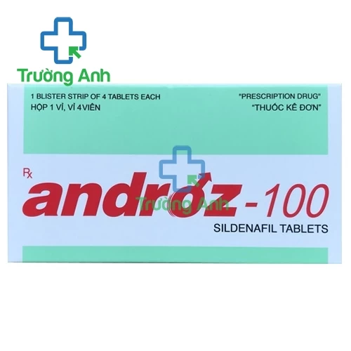 Androz-100 - Thuốc điều trị rối loạn cương dương hiệu quả của Ấn Độ