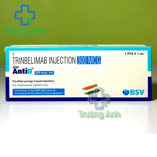 AntiD 300mcg/1ml BSV - Thuốc ngăn ngừa bệnh rhesus hiệu quả