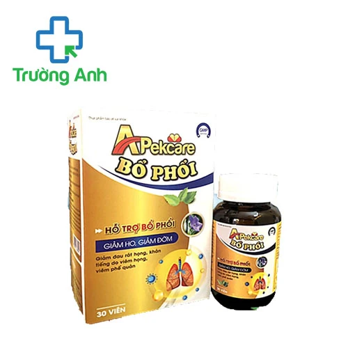 Apekcare Bổ phổi Vgas - Hỗ trợ giảm ho, giảm đau rát họng hiệu quả