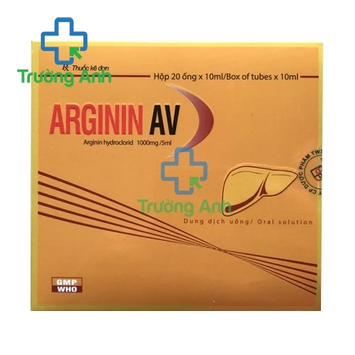 Arginin AV (ống 10ml) - Thuốc điều trị tăng amoniac máu