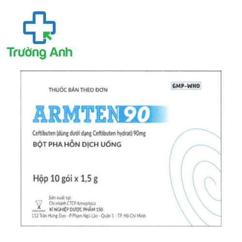 Armten 90 - Thuốc điều trị nhiễm khuẩn hiệu quả của Armephaco