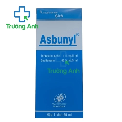 Asbunyl - Siro giúp điều trị ho hiệu quả của OPV