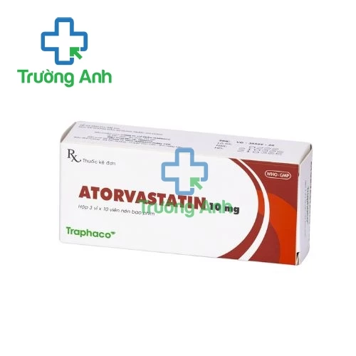 Atorvastatin 10mg Traphaco - Thuốc điều trị tăng cholesterol hiệu quả