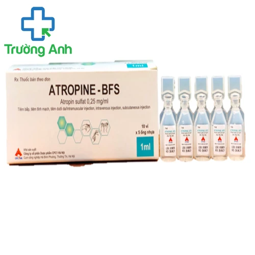 Atropine-BFS - Thuốc ức chế hệ thần kinh trung ương đối giao cảm hiệu quả của CPC1HN