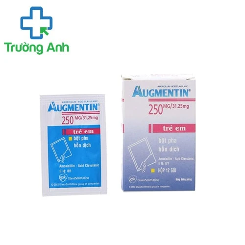 Augmentin gói 250mg - Thuốc điều trị nhiễm khuẩn hiệu quả của Pháp