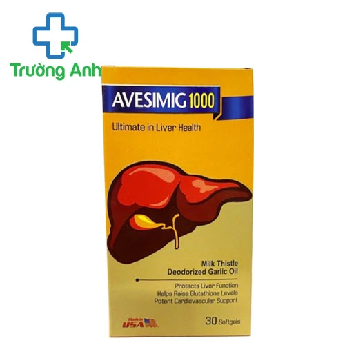 Avesimig 1000 Invapharm - Hỗ trợ tăng cường chức năng gan hiệu quả