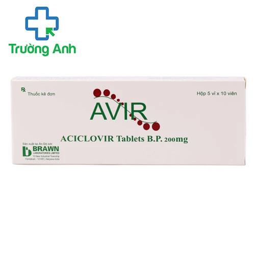 AVIR - Thuốc điều trị nhiễm herpes simplex của Ấn Độ