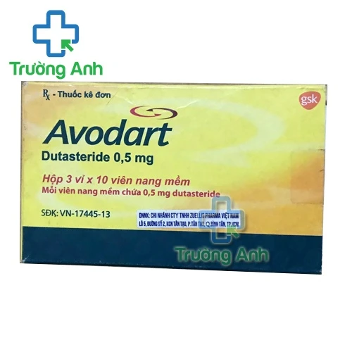 Avodart 0,5mg - Thuốc điều trị phì đại tuyến tiền liệt lành tính