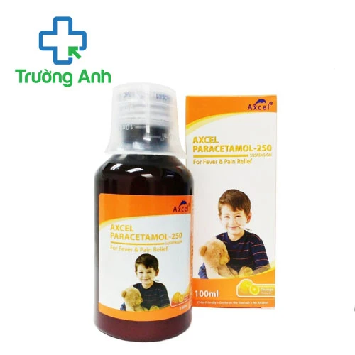 Axcel Paracetamol-250 suspention (Orange) - Thuốc giảm đau hạ sốt hiệu quả của Malaysia