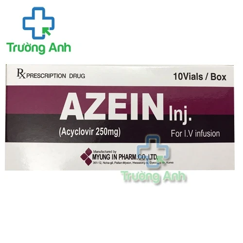 Azein Inj 250mg - Thuốc điều trị nhiễm nấm hiệu quả của Hàn Quốc