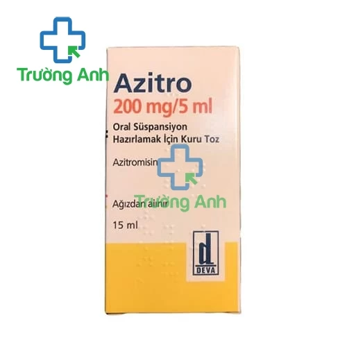 Azitro 200mg/5ml Deva (15ml) - Thuốc điều trị nhiễm khuẩn