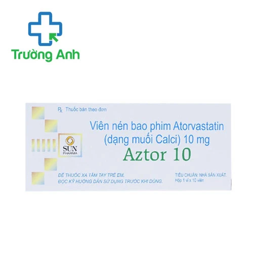 Aztor 10mg - Thuốc giúp hạ mỡ máu hiệu quả của Ấn Độ