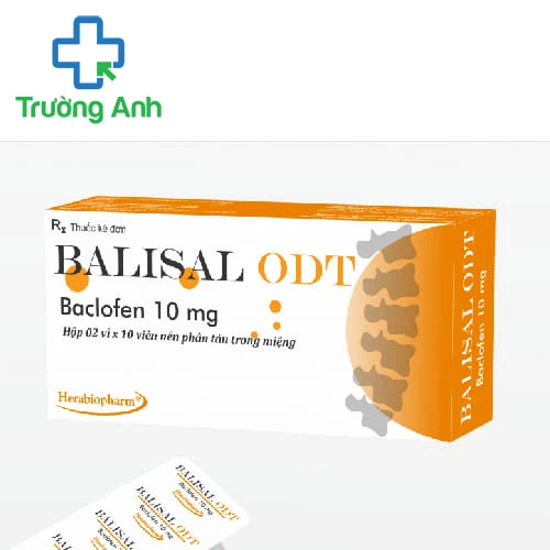 Balisal 10mg ODT - Thuốc điều trị  cứng cơ vân hiệu quả