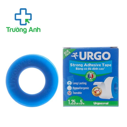 Băng keo lụa Urgosyval 1.25cm x 5m (Strong adhesive tape) 