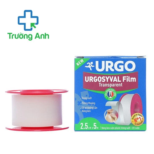 Băng keo lụa Urgosyval Film Transparent 2.5cm x 5m 