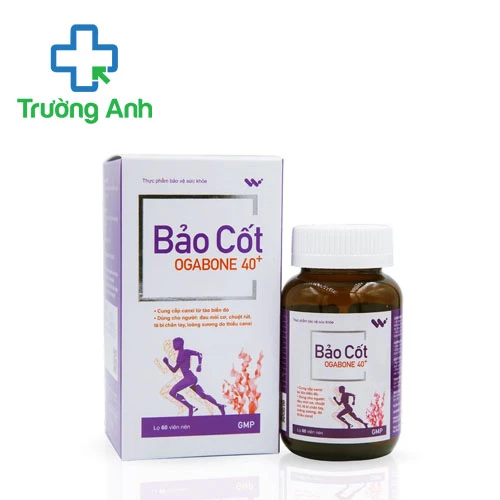 Bảo cốt Ogabone 40+ - Hỗ trợ bổ sung canxi hiệu quả