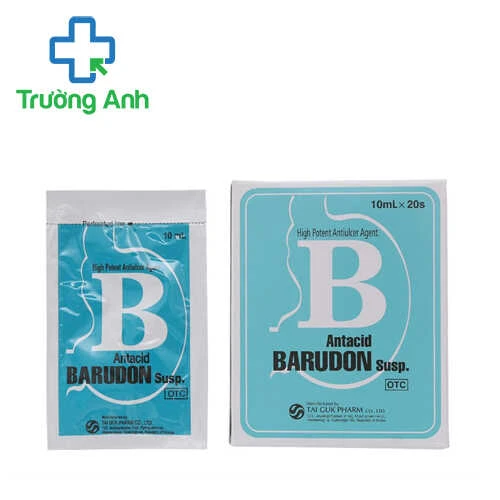 Barudon Susp - Thuốc giảm đau do viêm loét dạ dày của Hàn Quốc