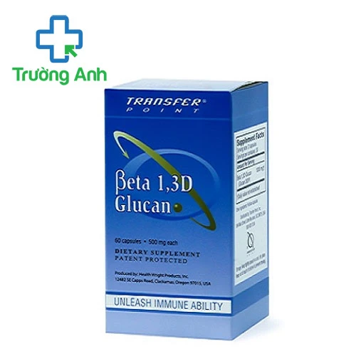 Beta 1,3D Glucan 500mg - Hỗ trợ tăng cường đề kháng cho cơ thể