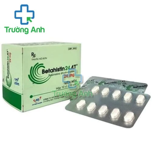 Betahistin 24 A.T - Thuốc điều trị chóng mặt, ù tai, nhức đầu của An Thiên