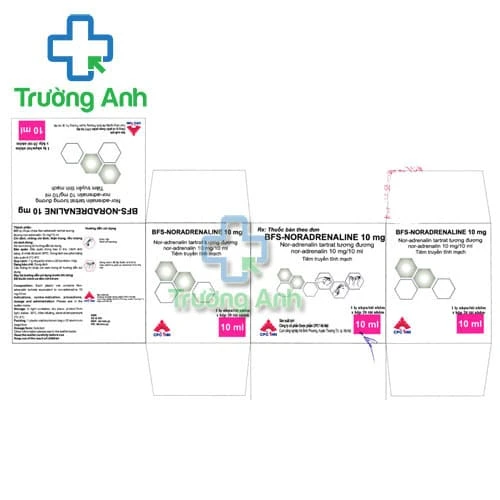 BFS-Noradrenaline 10mg - Thuốc điều trị sốc phản vệ hiệu quả