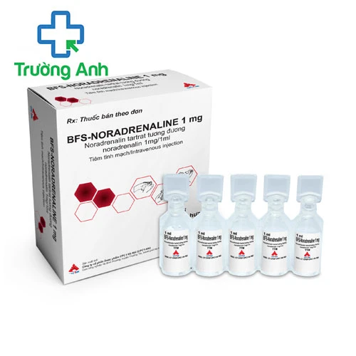 BFS-Noradrenaline 1mg - Thuốc điều trị tụt huyết áp hiệu quả