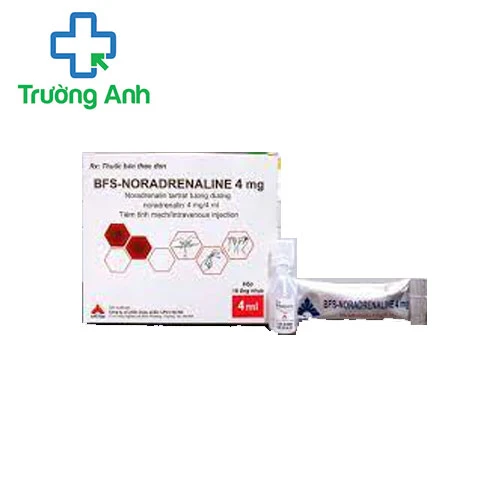 BFS-Noradrenaline 4mg - Điều trị tụt huyết áp, gây tê hiệu quả