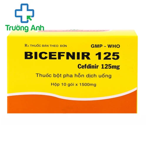 BICEFNIR 125 - Thuốc điều trị nhiễm khuẩn thể nhẹ của VIDIPHA