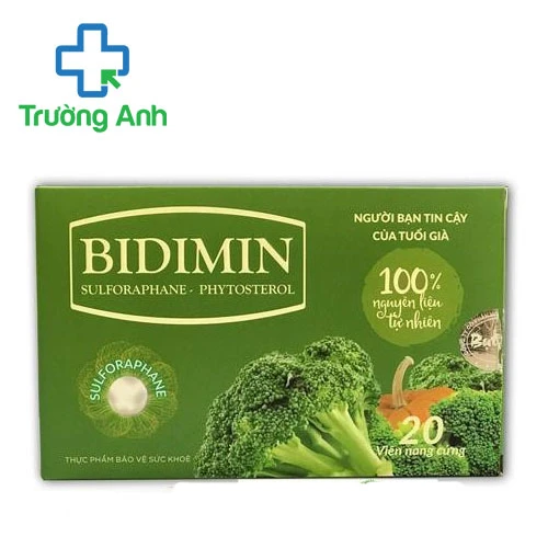 Bidimin vỉ (20 viên) - Hỗ trợ phòng ngừa u xơ, ung thư tiền liệt tuyến hiệu quả