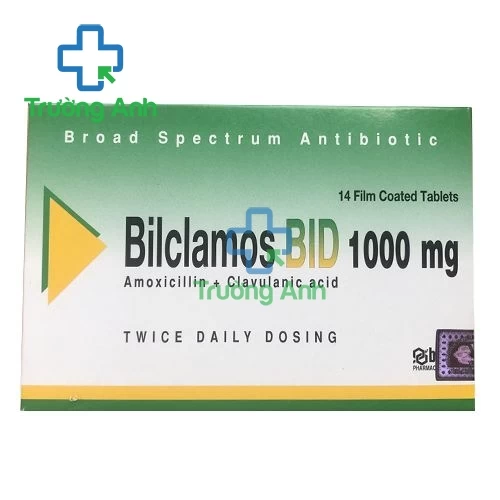 Bilclamos 1000mg - Thuốc điều trị nhiễm khuẩn hiệu quả của Thổ Nhĩ Kỳ