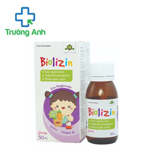 Biolizin 50ml Clover - Hỗ trợ bổ sung kẽm tăng đề kháng hiệu quả