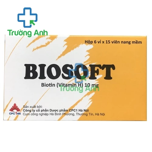 Biosoft - Thuốc điều trị rụng tóc và viêm da do thiếu vitamin nhóm B