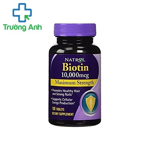 Viên uống chống rụng  tóc Biotin 10000 mcg Natrol