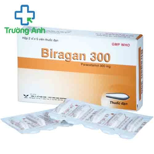 Biragan 300 Bidiphar - Thuốc giảm đau, hạ sốt hiệu quả